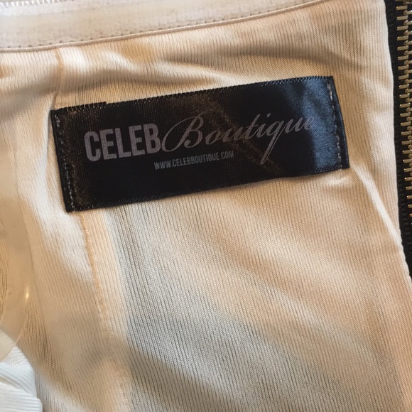 House of CB Strapless ColorBlock Mini Dress - Picture 3 of 6